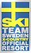 Official resort for Ski team Sweden, Banner